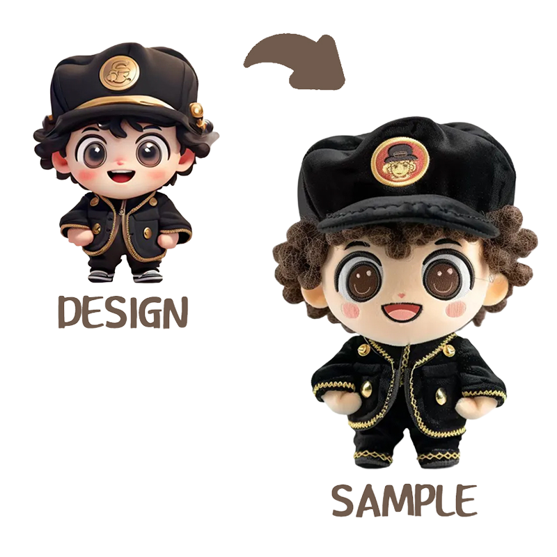 Poupées en peluche personnalisées