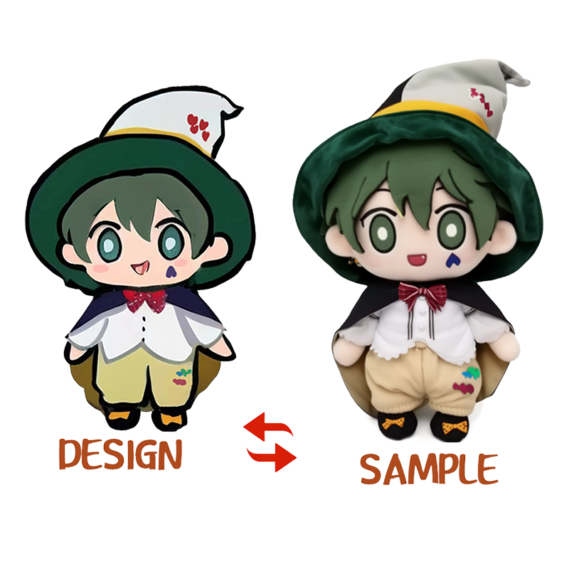 Poupées en peluche personnalisées