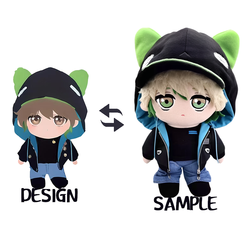 Poupées en peluche personnalisées