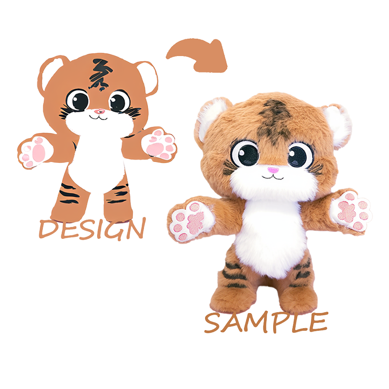 Jouets en peluche personnalisés