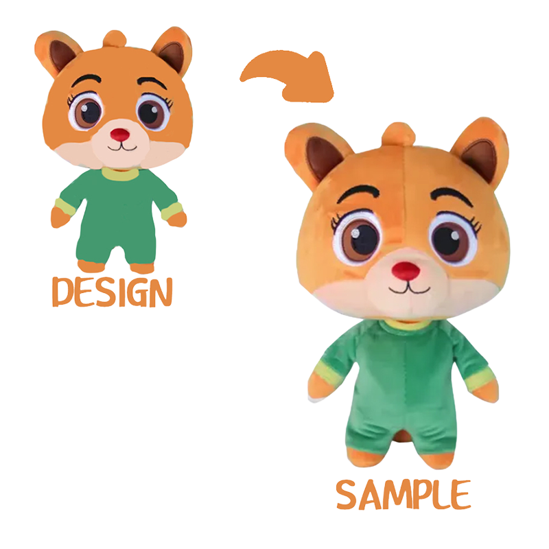 Jouets en peluche personnalisés